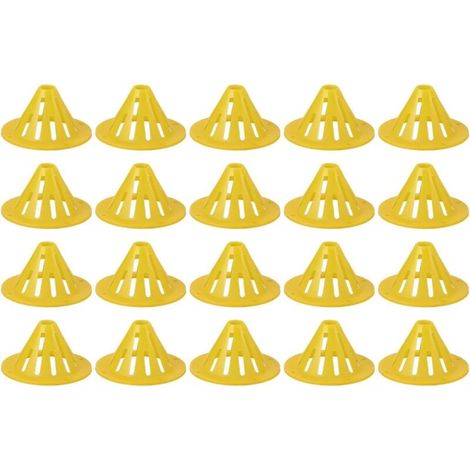 Beehive Entrée Cône Côté Plastique Durable Ventilate Sécunip pour Les apiculteurs 20 PCS (1/4)