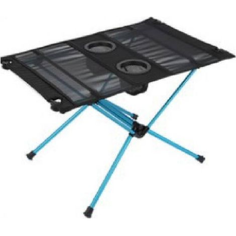 Table de camping pliante, mini table pliante portable avec sac en filet et sac de transport, table de camping légère pour randonnée, pêche, pique-nique, bleu (60 x 40 x 40 cm) (1/5)