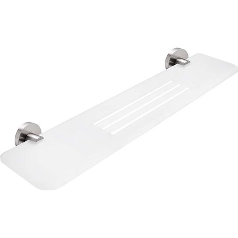 Nimco Unix - IXI-Regal, Länge 60 cm, Plexiglas matt/polierter Edelstahl UNM X360-10 (1/2)