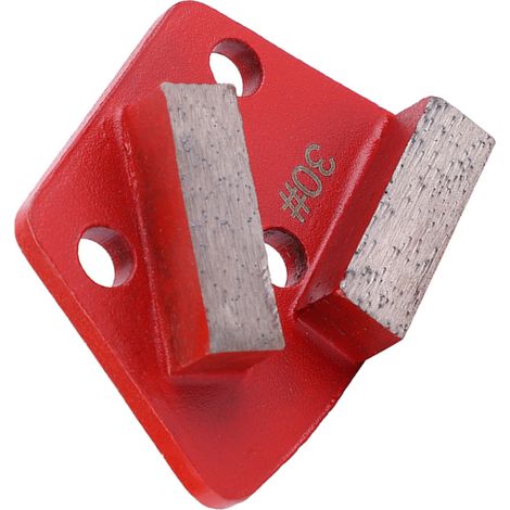 3-teiliges Set trapezförmiger Diamant-Bodenschleifscheiben, Körnung 30, Metallbindungsschaber (1/5)