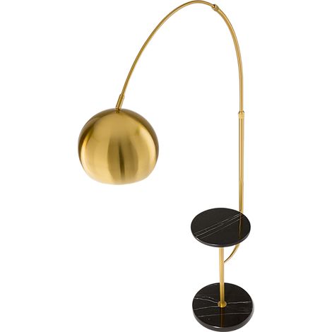 Tableau - Lampadaire Led En Laiton Bruni 1Xe27 Max 60W, H.192 Cm, Hauteur Réglable À 180 - Perenz (1/3)
