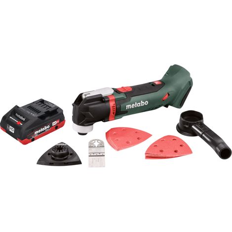 Herramienta multifunción a batería Metabo MT 18 LTX 18 V OIS / Starlock + 1 batería LiHD de 4,0 Ah - sin cargador