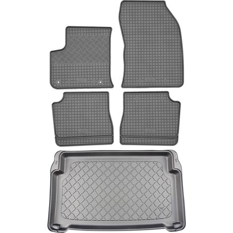Opel Mokka B / Mokka-e SUV (5 portes) à partir de 02.2021 SET - tapis de voiture en caoutchouc + tapis de coffre
