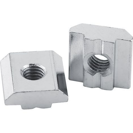 Nickel-plated carbon steel-wrapped mounting nut for aluminum profile accessories (EU30 M6) (1/2)
