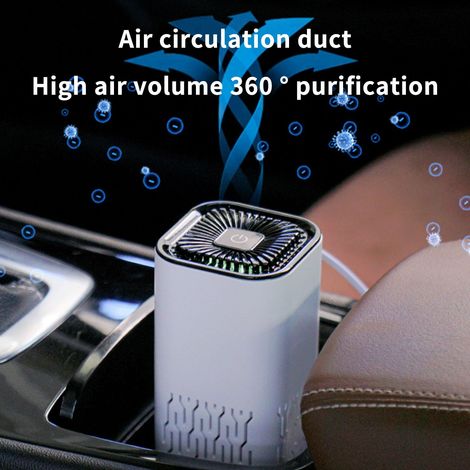 Questo purificatore d'aria per auto è in grado di eliminare gli odori e purificare l'aria con ioni negativi, fungendo così da vera e propria bombola d'ossigeno per auto, per un'esperienza di respirazi (1/4)