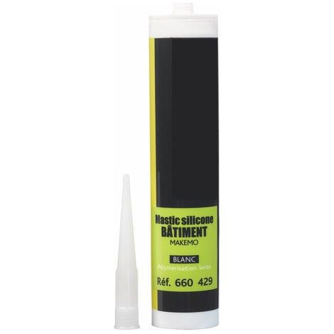 Mastic bâtiment silicone P-Pro blanc - 24 cartouches de 300ml
