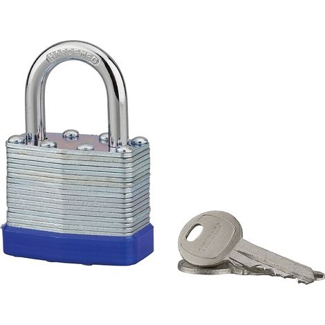 Lucchetto SLICE 40 mm a lamelle in acciaio, per interno, 2 chiavi – THIRARD (1/4)