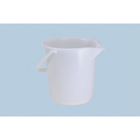 Hünersdorff Industrie-Eimer 17 L, rund mit Ausguss naturfarben, HDPE (1/5)