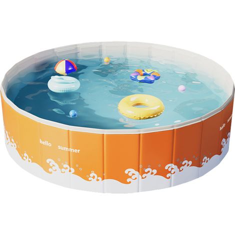 Piscine non gonflable,baignoire au sol, bassin de jardin portable, réservoir d'eau pliable,conception facile à installer pour adultes activités d'été