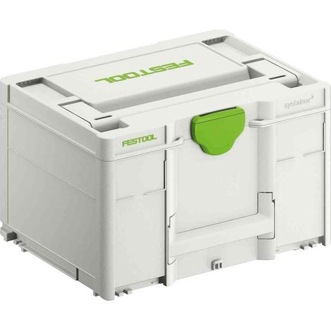 Festool 204843 Systainer 3 SYS3 M 237 Ultimate Stackable Carry Case Tool Box