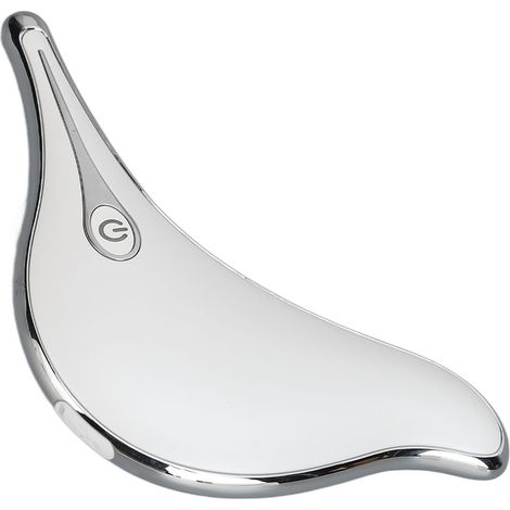 Gua Sha électrique chauffant vibration massage visage rafraîchissant liftant appareil anti-rides peau fermeté blanc (1/5)