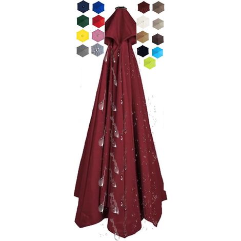 Auvent de Remplacement pour Parasol de Terrasse Toile de Rechange pour Parasol, Toile de Parasol, Toile Parasol 8 Baleines 3 mètres, Toile Parasol 6 Baleines 2 mètres, Toile de Parasol(@06,6 ribs/2.5m (1/5)