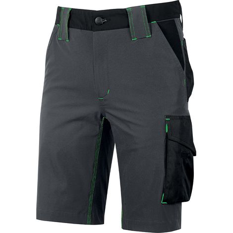 Bermuda da lavoro in tessuto MERCURY - Grigio/Verde 5XL - FR (60) - EU (66) (1/5)