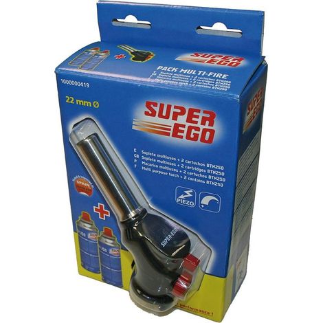Multi-Fire-Taschenlampenpaket + 2 Ø22 cm Super-Ego-Patronen