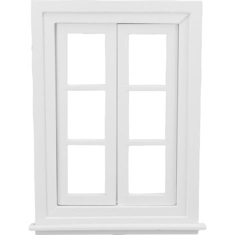 Dollhouse Window, Miniature: 12 Scale Decoration (1/5)