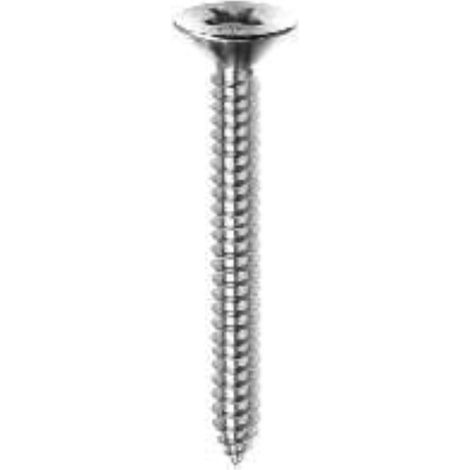 ORECA - 25 VITI AUTOFILETTANTI, TESTA PIANA SVASATA CON IMPRONTA A CROCE - ACCIAIO INOX 4,2X13MM