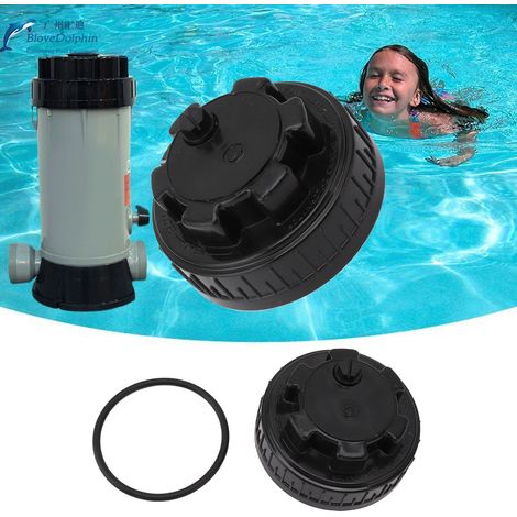 Couvercle de chlorateur pour Hayward CL100 - Plastique durable avec installation facile et joint étanche, 1 couvercle + 1 spacer (1/5)