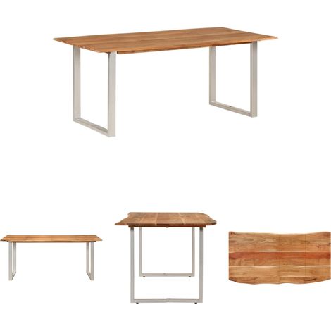 The Living Store - Esstisch 180×90×76 cm Massivholz Akazie (1/5)