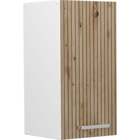 Pensile da cucina R-Line, Rovere artigianale, 30 cm, Vicco