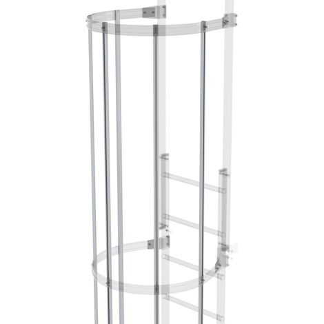 MUNK Rückenschutzstrebe 3220mm lang Aluminium eloxiert