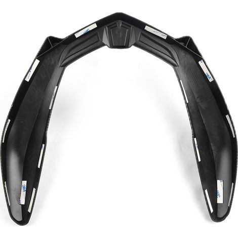Compatible with NMAX155 (2020-2024): modified rear luggage rack in textured carbon fiber, water transfer printed plastic bodywork. (1/2)