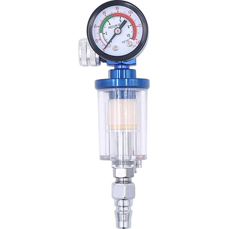 Verbesserter Luftdruckregler mit Manometer, integrierter Öl-/Wasserabscheiderfilter (1/5)