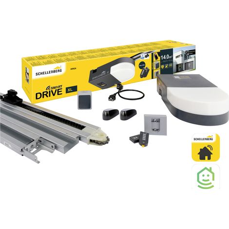 Schellenberg 60924 Garagentorantrieb Smart Drive XL mit 2X 868 MHz Handsender, max. Torfläche 14 m², 1000 N Zugkraft (1/5)