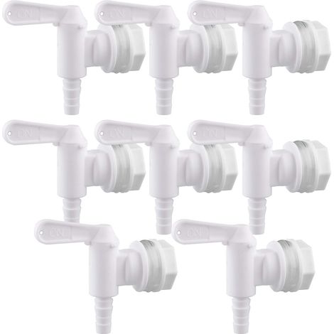Set di 8 pezzi con secchio/rubinetto in plastica per la fermentazione di birra o vino gassato. (1/3)