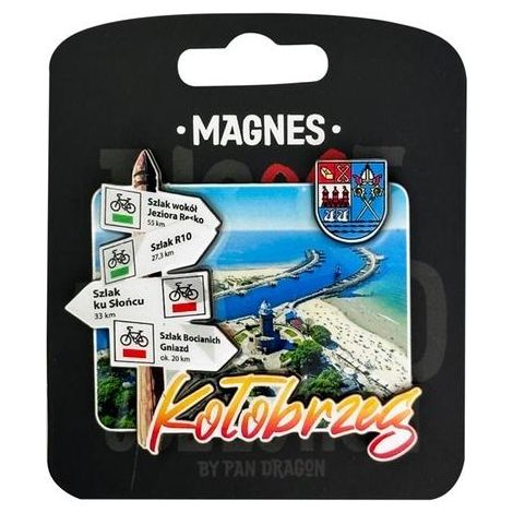 Amo la Polonia. Magnete Kołobrzeg ILP-MAG-C-KOL-28