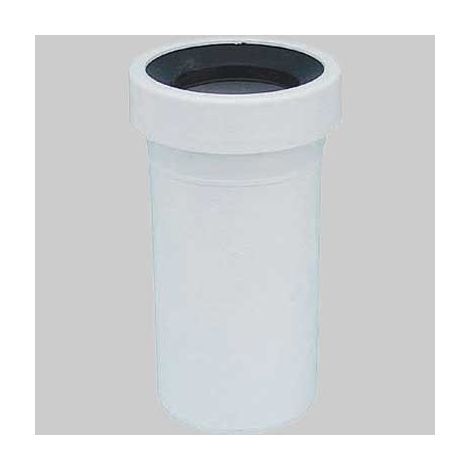 MANICOTTO WC DI PROLUNGAMENTO A INNESTO CON GUARNIZIONE DM.90 x H.255