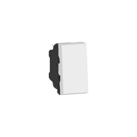 Interrupteur Mosaic EasyLed 10 AX 250V 1 module, blanc