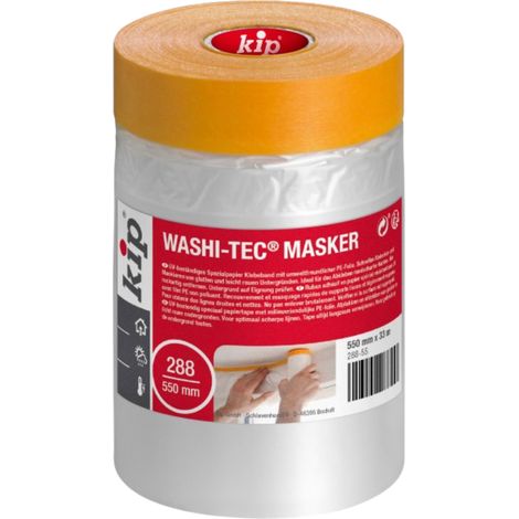 Kip Washi Tec Plastic Masker 288-13 - 1400mm x 33m