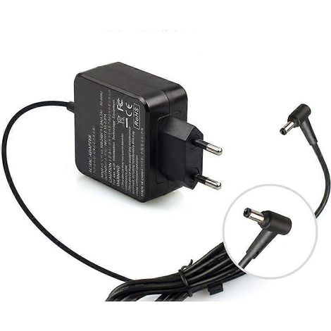 Adaptateur secteur 45W 19V 2,37A, prise : 5,5 mm x 2,5 mm, prise murale compatible avec Ultrabook Z830-K01S. (1/5)