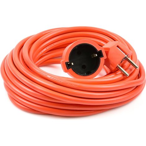 Cable de extensión eléctrico para jardín de 10 m (20) (1/2)