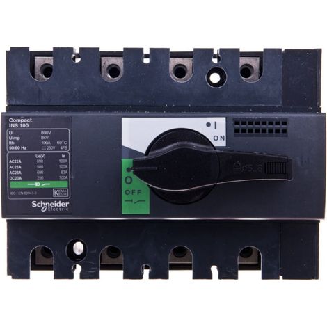 Interruttore di sezionamento 4P 100A INS100 28909