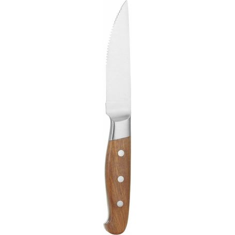 Couteau à steak 260 mm - set de 6 dans une boîte-cadeau - BOIS DE ROSE - Finedine (1/4)