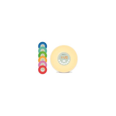 Réveil lexibook sunrise alarm clock simulation lever soleil radio FM