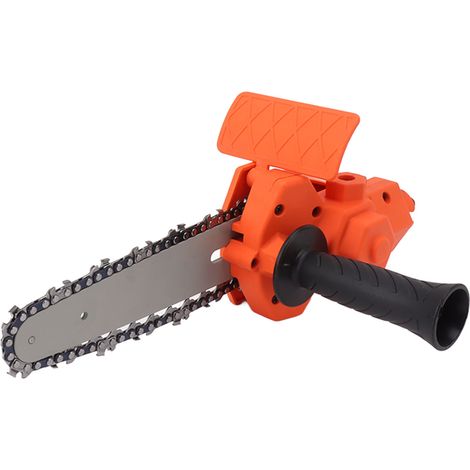 Adaptateur de tête de conversion pour scie électrique sans fil, transformant une perceuse électrique en scie à chaîne électrique, 15 cm (6 pouces), orange (1/5)