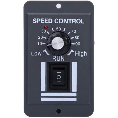 Contrôleur de Vitesse de Moteur DC 12-60V 40A, Contrôleur de Vitesse de Moteur à Brosse PWM, Contrôleur de Vitesse Inverse Avant de Contrôleur de Moteur CC, Interrupteur D'inversion de Contrôleur de M (1/4)