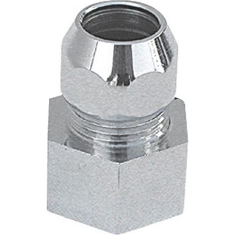RACCORDO MF CON DADO CONICO CROMATO 1/2 x 3/8 Diam. 12