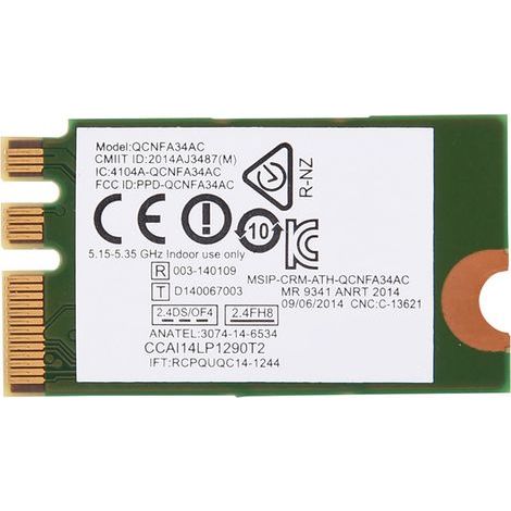 Mini-WLAN-Karte Dualband 2,4 GHz/5 GHz, kompatibel mit Lenovo, Dell, Asus - NGFf M2 (1/5)