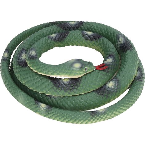 Modèle De Serpent Simulé - En Plastique Souple - Pour Décorations Halloween Et Jeux D'Effroi - 1 Pièce (1/5)