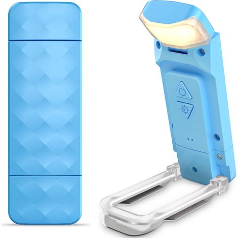Lampe de Lecture Rechargeable,3 Couleurs & 5 Luminosités,Protection des Yeux - Cadeau Idéal pour Enfants et Adultes (1/5)