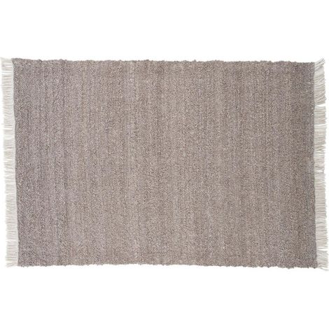 Tapis Déco en Laine "Betina" 200x300cm Marron (1/5)