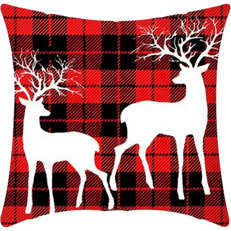 Housse de coussin de Noël, Décoration intérieure de Noël, Coussin de Noël, Taie d'oreiller (1/5)