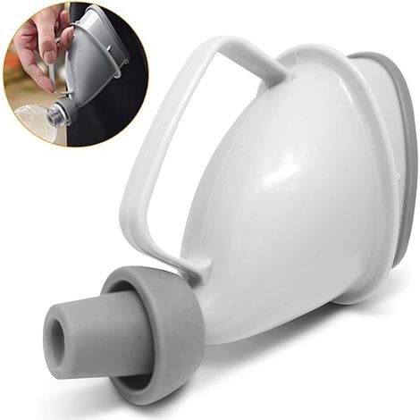 Entonnoir urinaire unisexe réutilisable pour adultes, dispositif d'urinoir d'urgence portable pour hommes et femmes, idéal pour la voiture, le camping, les voyages, les activités de plein air et la ra