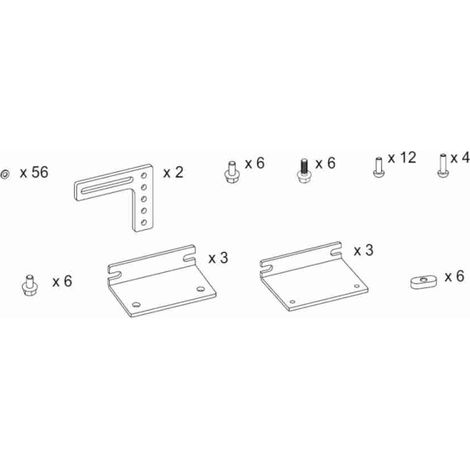 KS800B4 Gruppo Staffe B4 Per Componenti Di Kit Sostitutivo DITEC ENTREMATIC KS800B4