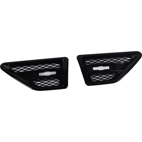 Grille d'aération latérale avant gauche et droite, finition noire brillante, remplacement décoratif pour Freelander 2 LR2 (1/5)