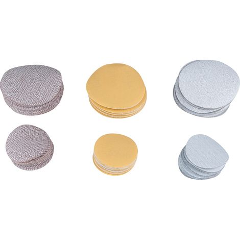 KS Tools Ersatz-Schleifpads Körnung 400 Ø 50 mm, 10er Pack