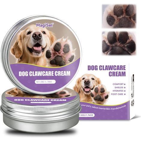 Baume Coussinet Chien, Baume Pour Chien, Creme Coussinet Chiens, Chiens Accessoires Pour Pattes Protections, Crème Hydratante Et Réparatrice, Guérit, Protège Contre Neige, Pattes Craquelées (1/5)